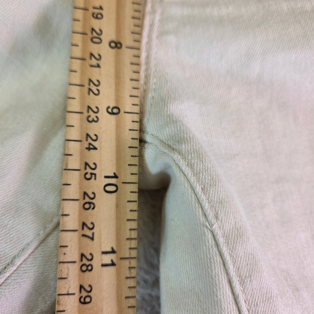 d.jeans Womens Cream Skinny Jeans Size 6 Repreve Stretch Denim Pants 3070 - Picture 5 of 8